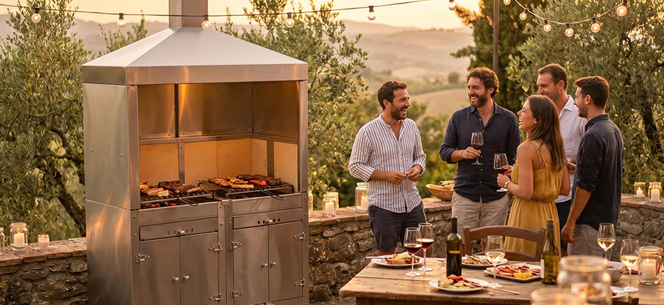 Barbecue Professionale Alfonso Forni