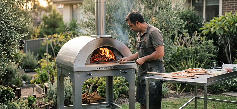 Primo utilizzo del forno a legna Alfonso forni
