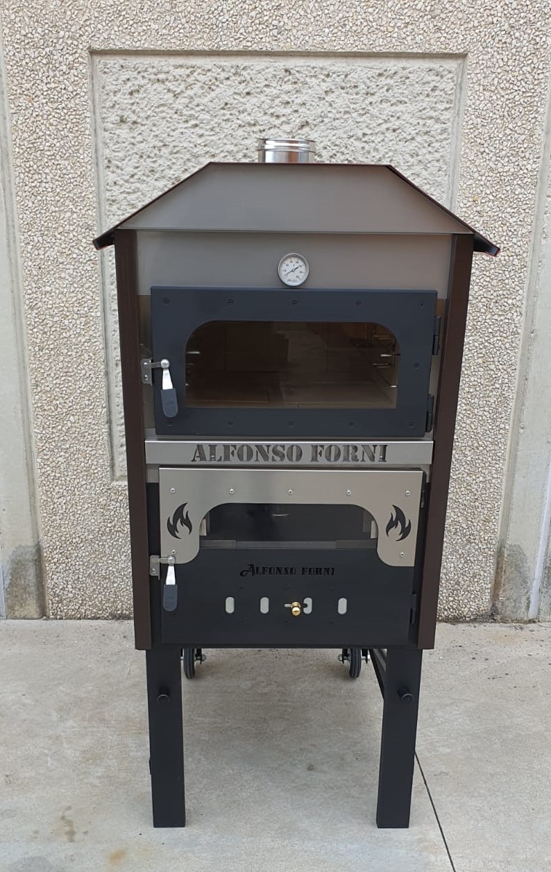L'EMAX V2 forno a legna portatile con ruote