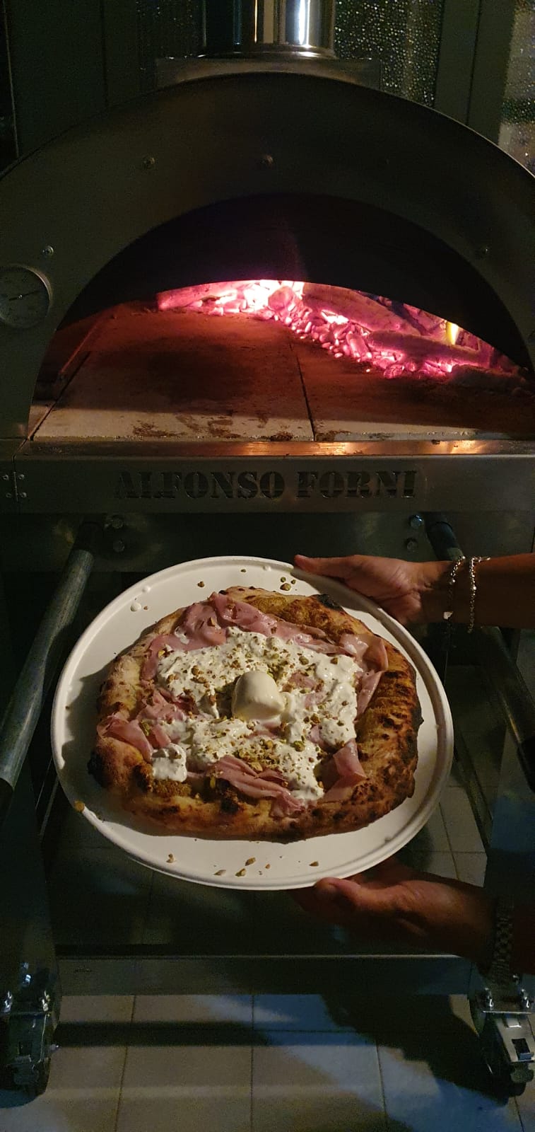 alfonso 6 pizze ibrido, piano cottura