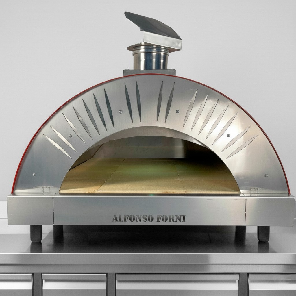 Dettagli bocca forno a legna Alfonso 10 Pizze Professional