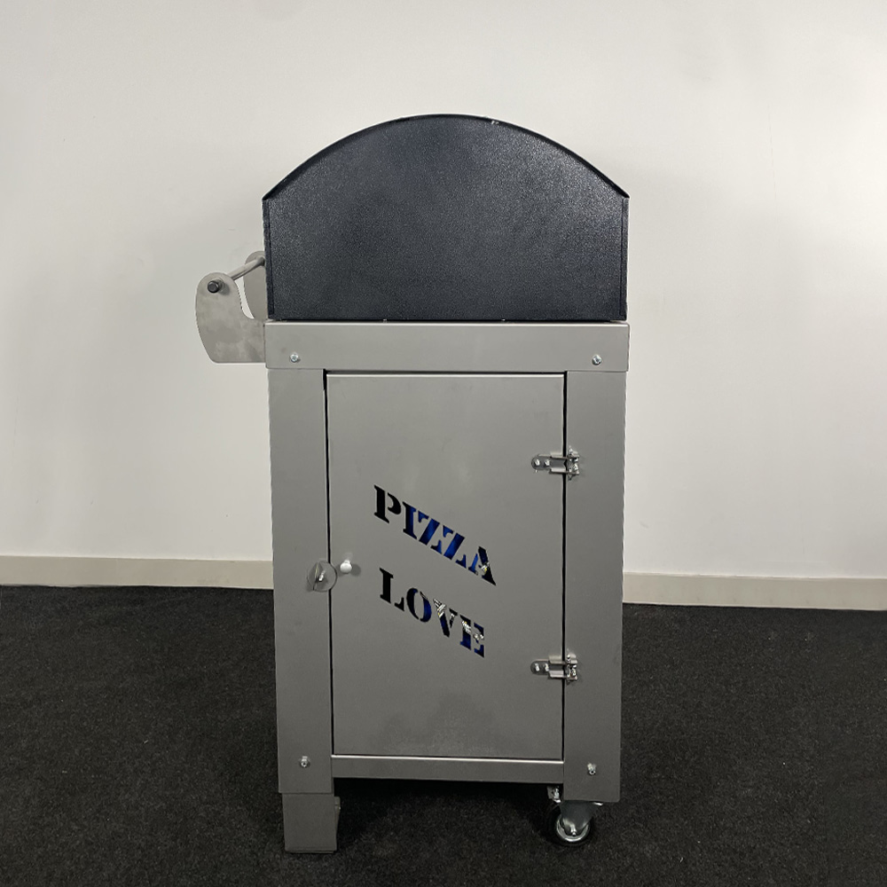 Vista da dietro del Forno ibrido Alfonsino 1 Pizza
