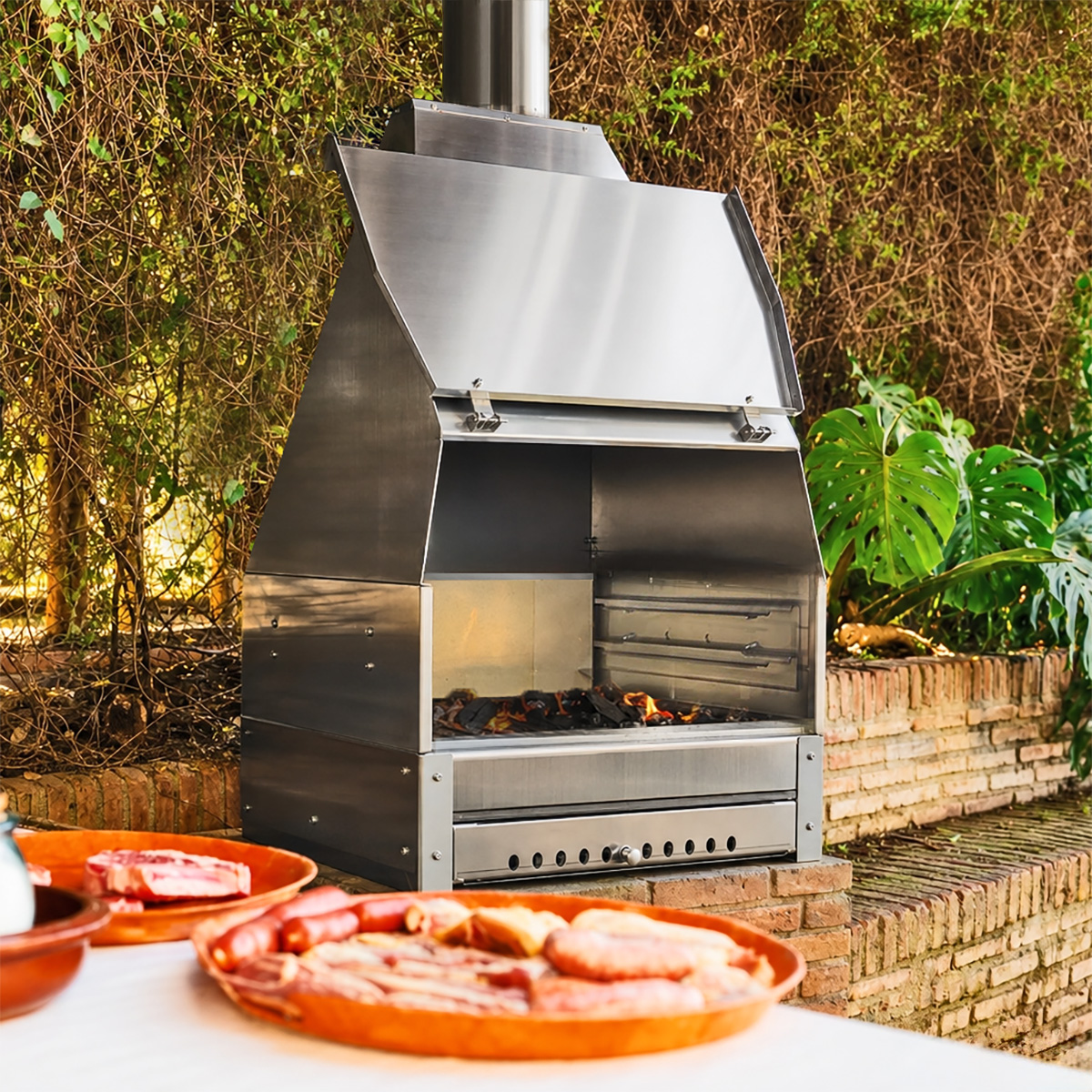 Barbecue Alfono Forni con tre livelli di cottura separati