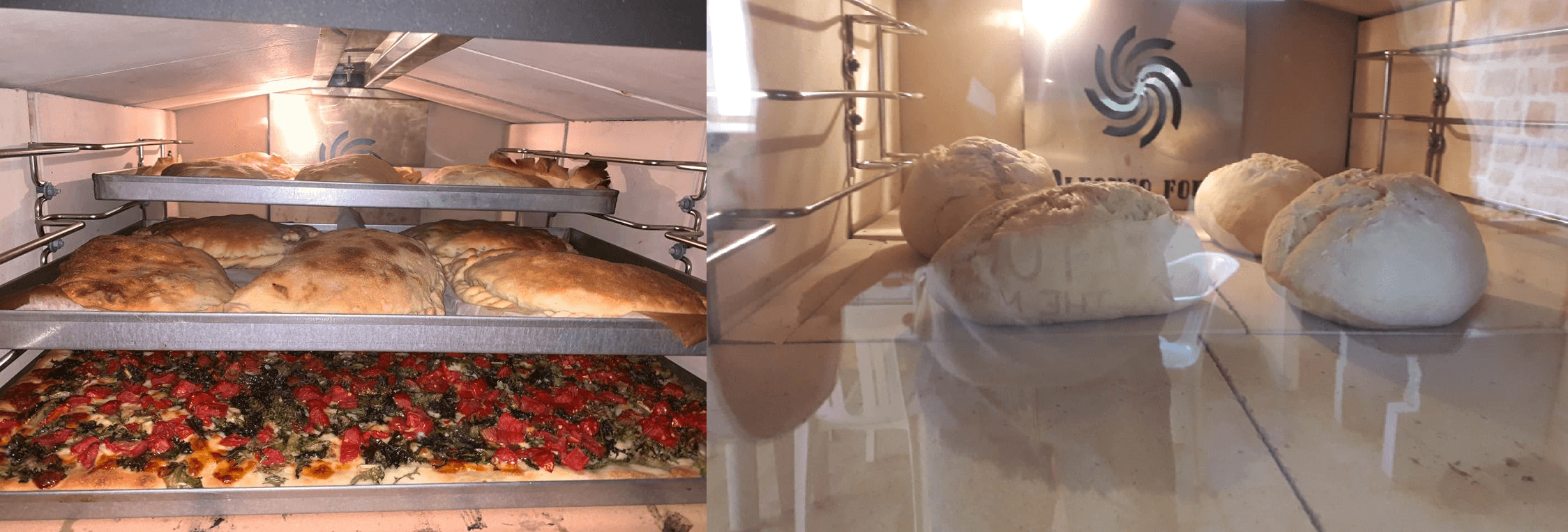 la cottura delle pietanze nel forno a legna