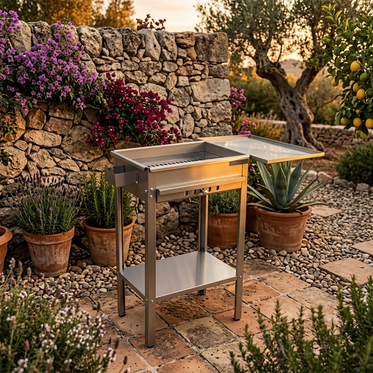 Fronacella Barbecue Alfonoso Forni con vassoio multi funzione