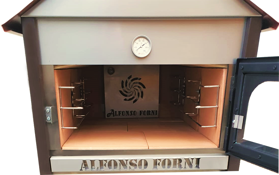 camera di cottura del forno a legna ventilato LUXOR V2 di Alfonso Forni