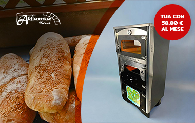 Forno Stufa a Legna Eleonora con Box Multiuso