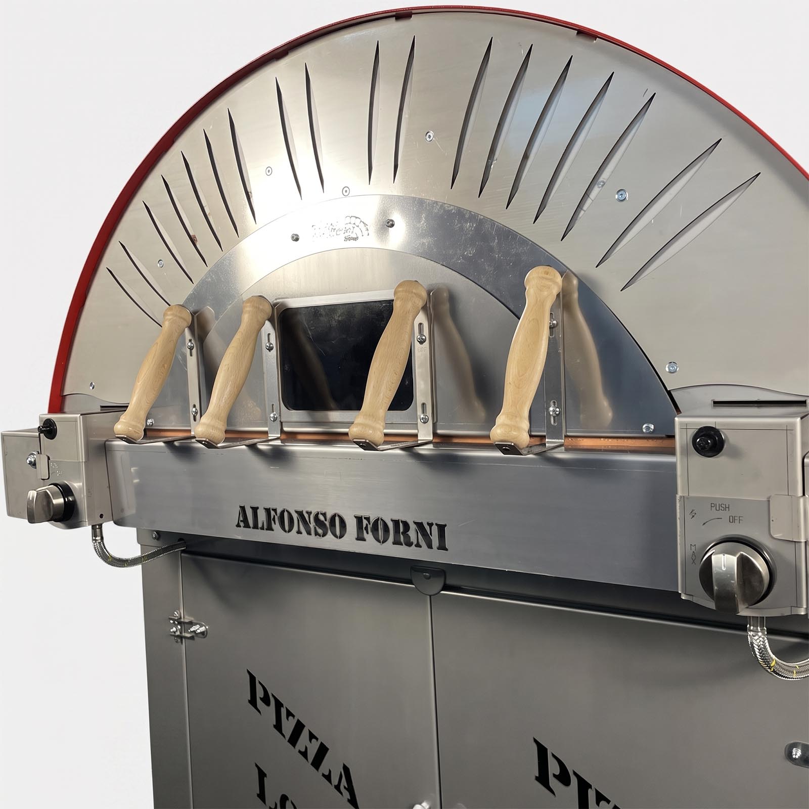 Distribuzione uniforme del calore nel Forno a gas Alfonso 4 Pizze Professional