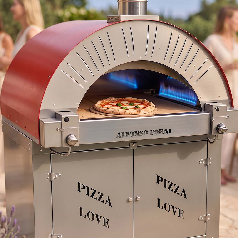 Esterno Forno a Gas Alfonso 4 Pizze Professional