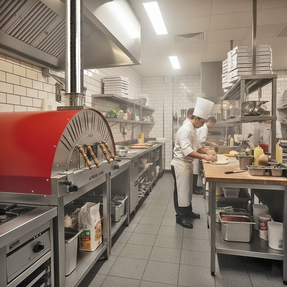 Cucina Forno ibrido Alfonso 4 Pizze Professional
